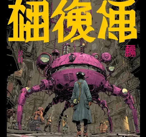 日常方向作品封面条目示例，画面为清晨的街角早餐摊